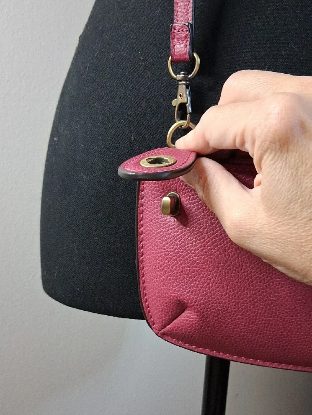 Joy Susan Mini Vegan Leathern crossbody Wristlet